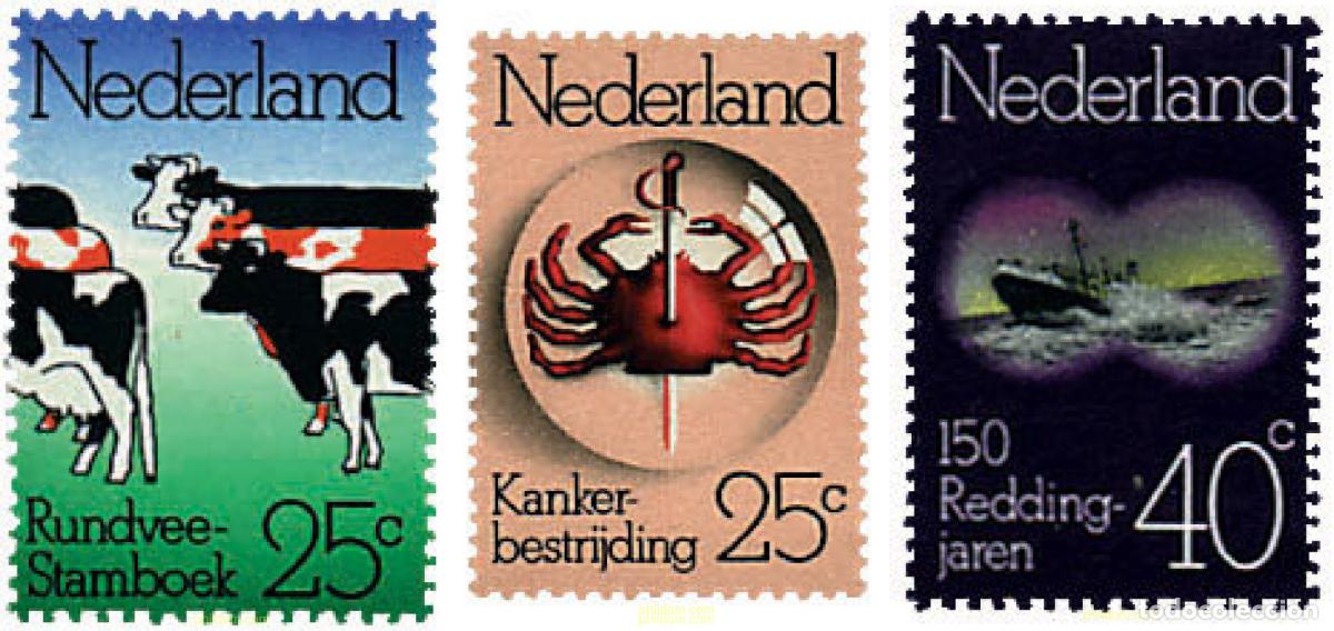 Sellos: 67871 MNH HOLANDA 1974 ANIVERSARIOS