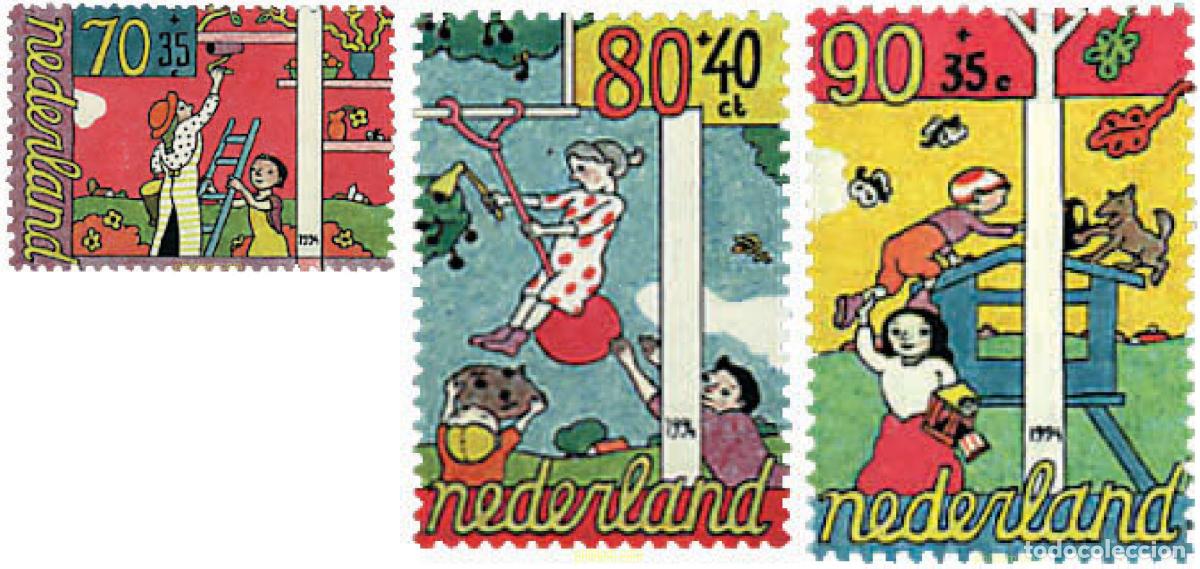 Sellos: 94814 MNH HOLANDA 1994 PRO INFANCIA