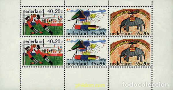 Sellos: 67879 MNH HOLANDA 1976 PRO INFANCIA