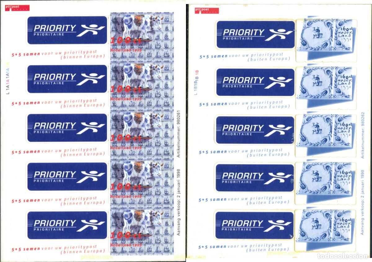 Sellos: 313037 MNH HOLANDA 1998 SELLOS PARA CORREO INTERNACIONAL