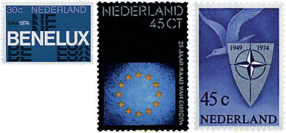 Sellos: 41720 MNH HOLANDA 1974 ANIVERSARIOS