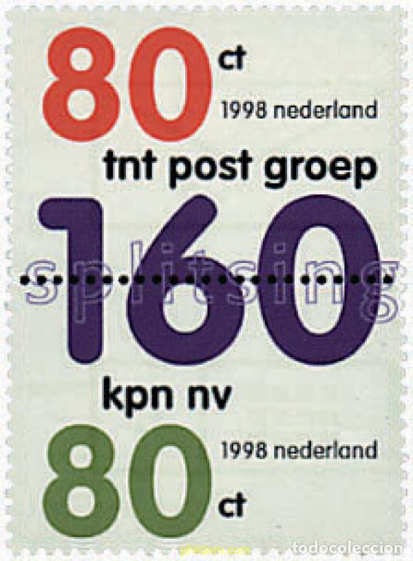 Sellos: 6951 MNH HOLANDA 1998 PTT, TELECOM Y TNT