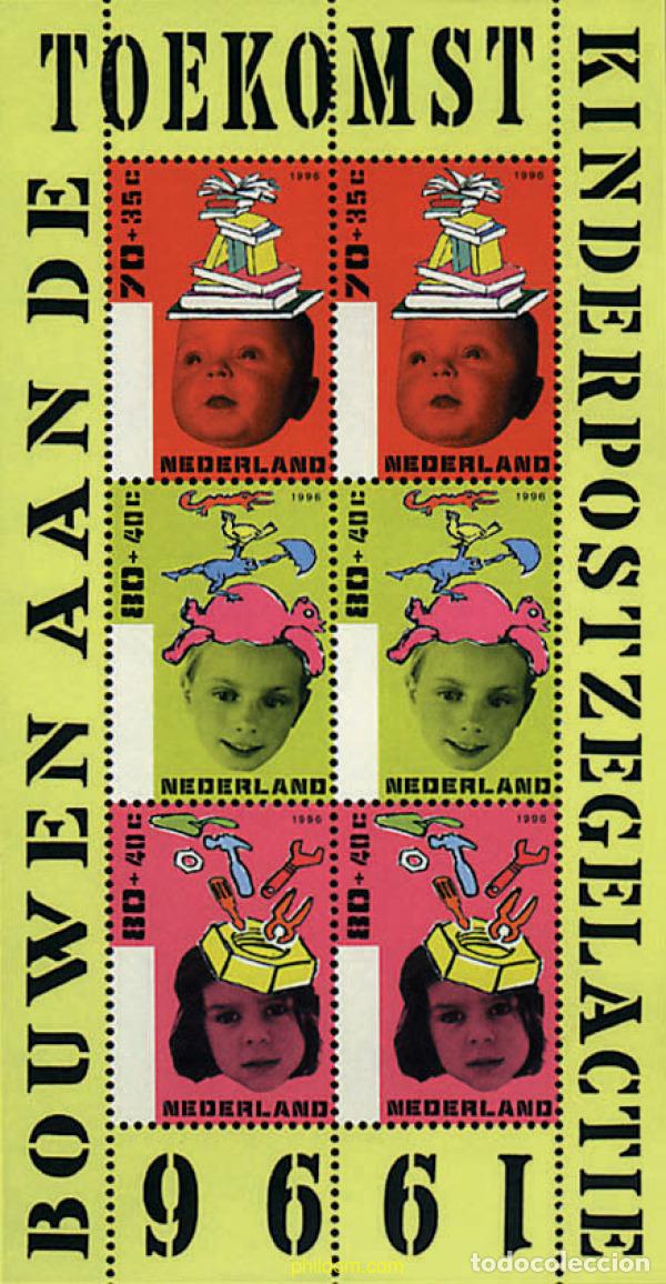 Sellos: 31303 MNH HOLANDA 1996 PRO INFANCIA