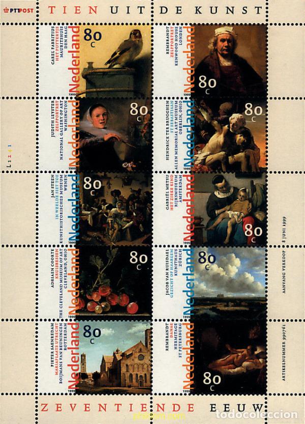 Sellos: 158594 MNH HOLANDA 1999 ARTE HOLANDES