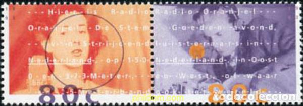 Sellos: 113003 MNH HOLANDA 1993 RADIO ORANGE, LA RADIO LIBRE DE LA 2 GUERRA MUNDIAL