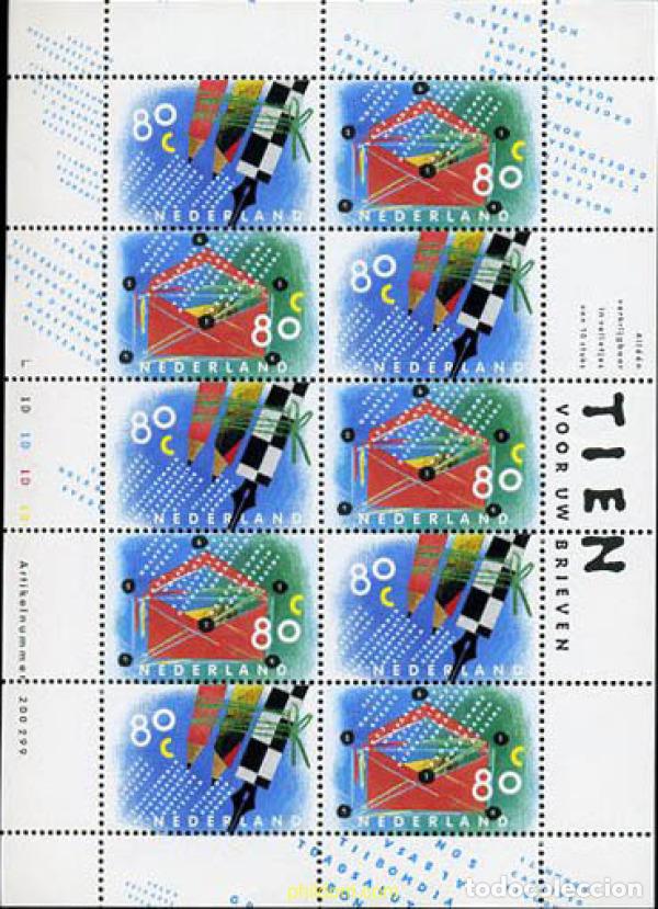 Sellos: 10466 MNH HOLANDA 1993 CAMPA&Ntilde;A DE PROMOCION DE LA CORRESPONDENCIA PERSONAL