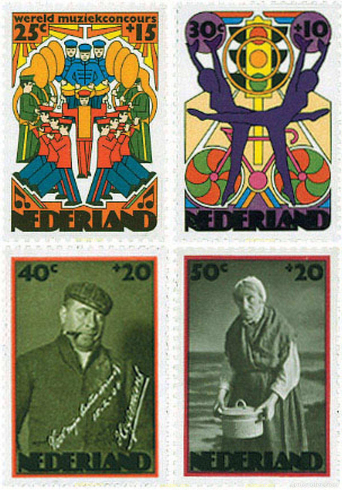 Sellos: 41721 MNH HOLANDA 1974 EVENTOS CULTURALES EN HOLANDA