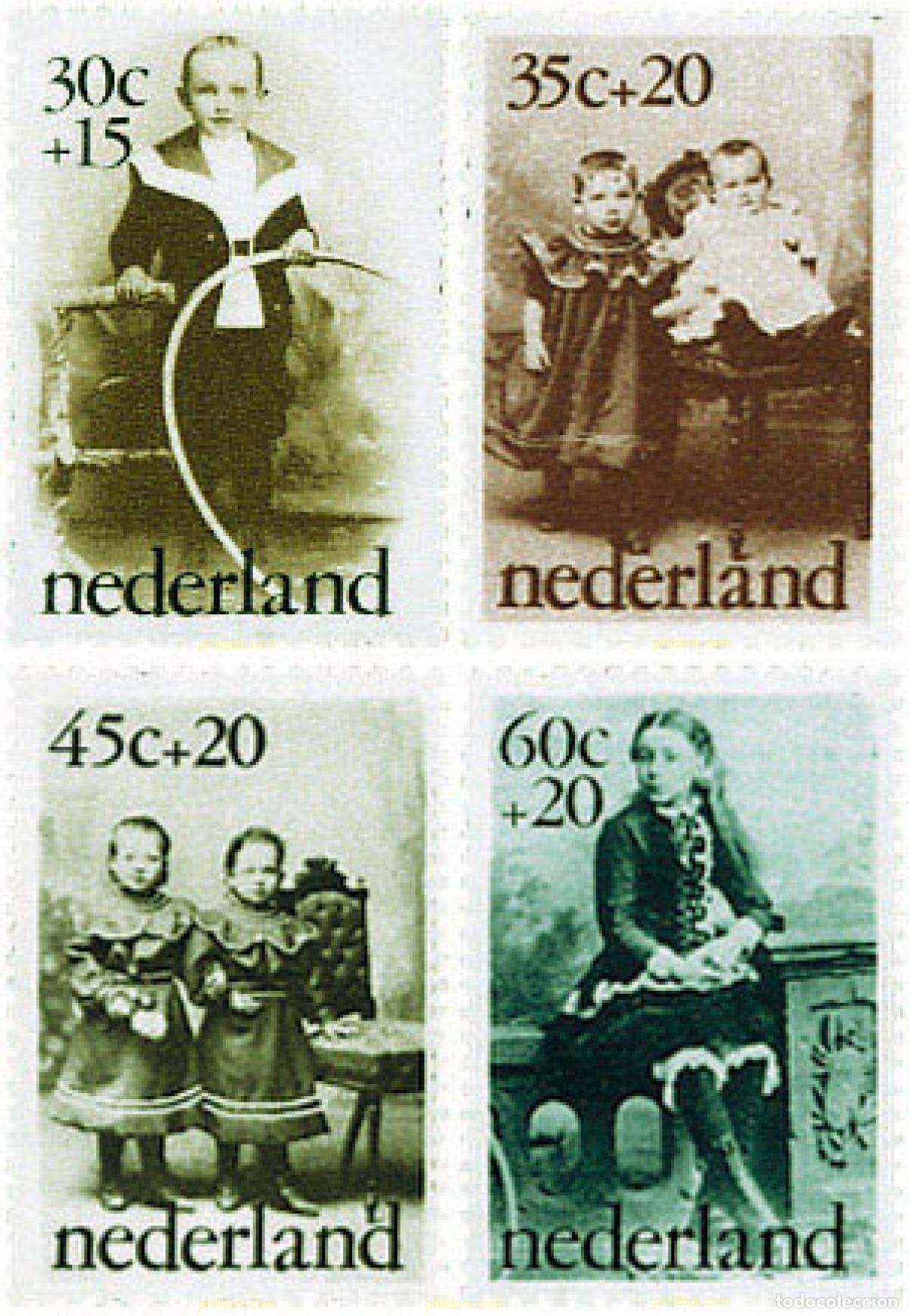 Sellos: 104225 MNH HOLANDA 1974 PRO INFANCIA