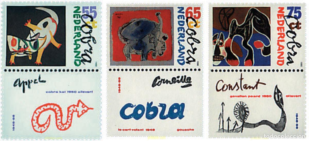 Sellos: 3662 MNH HOLANDA 1988 ARTE MODERNO