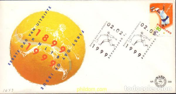 Sellos: 548078 MNH HOLANDA 1999 CENTENARIO DE LA FEDERACION REAL HOLANDESA DE TENIS