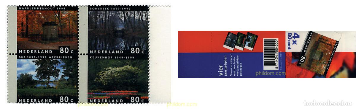 Sellos: 2919 MNH HOLANDA 1999 LAS CUATRO ESTACIONES