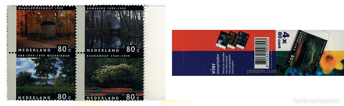 Sellos: 323955 MNH HOLANDA 1999 LAS CUATRO ESTACIONES