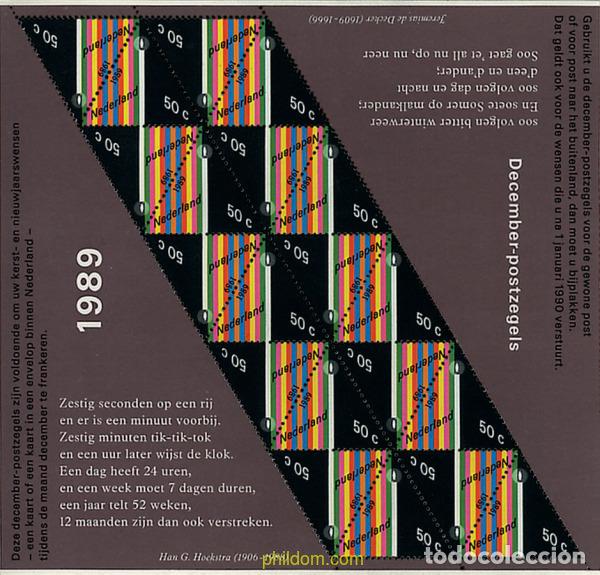 Sellos: 10760 MNH HOLANDA 1989 SELLOS PARA EL CORREO DE NAVIDAD