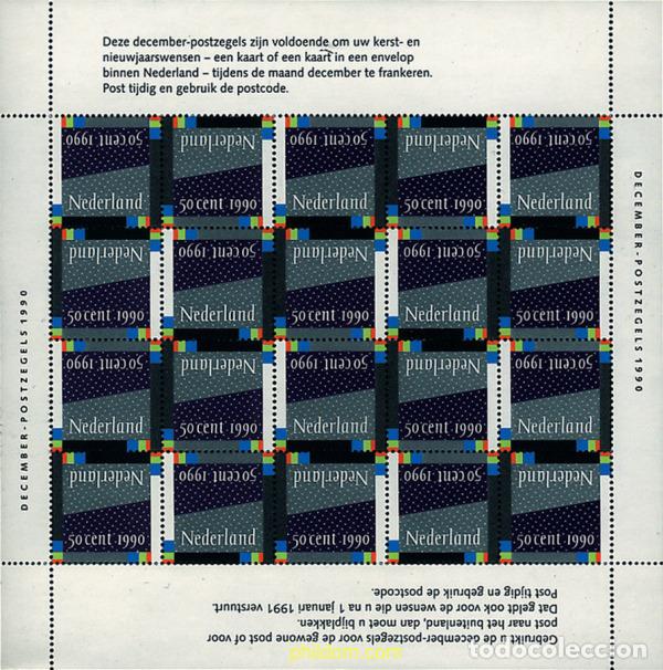 Sellos: 10761 MNH HOLANDA 1990 SELLOS PARA EL CORREO DE NAVIDAD