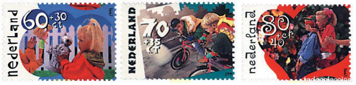 Sellos: 67900 MNH HOLANDA 1991 PRO INFANCIA. JUEGOS INFANTILES