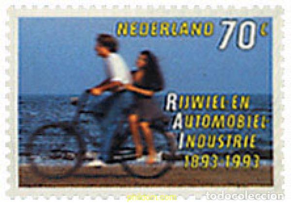 Sellos: 362742 MNH HOLANDA 1993 CENTENARIO DE LA RAI