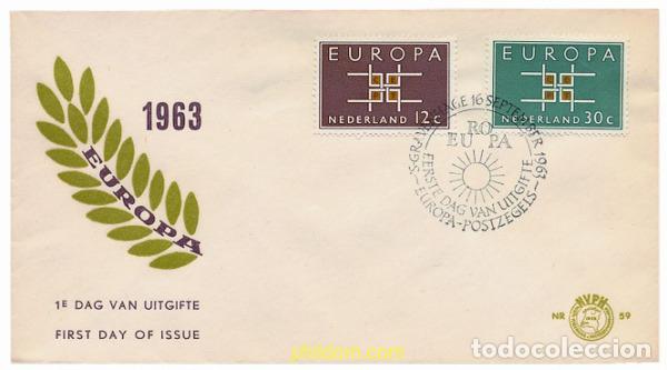 Sellos: 23533 MNH HOLANDA 1963 EUROPA CEPT. SIGLAS CEPT