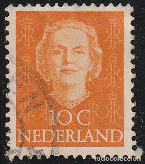 Sellos: Holanda 1949 Scott 308 Sello &ordm; Reina Juliana Queen Juliana (1909-2004) Michel 528 Yvert 514 Stamps