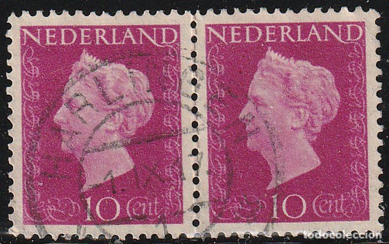 Sellos: Holanda 1947 Scott 289 Sellos &ordm; B2 Reina Guillermina Queen Wilhelmina (1880-1962) Michel 481