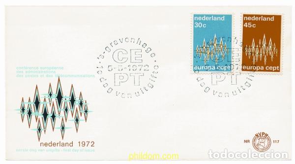 Sellos: 23672 MNH HOLANDA 1972 EUROPA CEPT. COMUNICACIONES