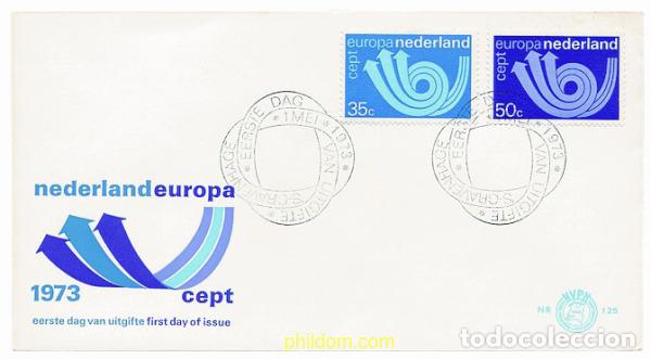 Sellos: 23692 MNH HOLANDA 1973 EUROPA CEPT. CORNETA POSTAL