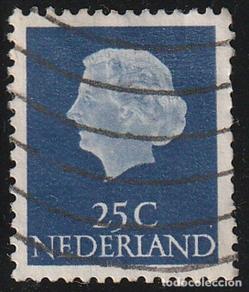 Sellos: Holanda 1953-67 Scott 348 Sello &ordm; Reina Juliana Queen Juliana (1909-2004) Michel 623XxA Yvert 603