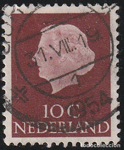 Sellos: Holanda 1953 Scott 344 Sello &ordm; Reina Juliana Queen Juliana (1909-2004) Michel 620XxA Yvert 600 Stamp