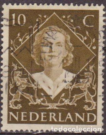 Sellos: Holanda 1948 Scott 304 Sello &ordm; Reina Juliana Queen Juliana (1909-2004) Michel 509 Yvert 497 Nederlan