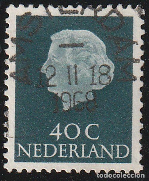 Sellos: Holanda 1953-67 Scott 352 Sello &ordm; Reina Juliana Queen Juliana (1909-2004) Michel 624XxA Yvert 605