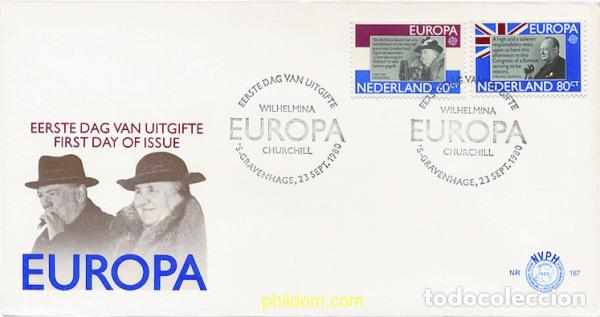 Sellos: 23876 MNH HOLANDA 1980 EUROPA CEPT. GENTE FAMOSA