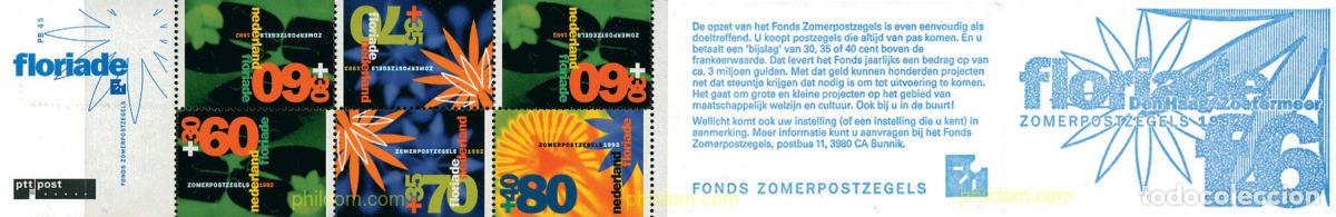 Sellos: 2073 MNH HOLANDA 1992 FLORIADE 92. EXPOSICION DE HORTICULTURA