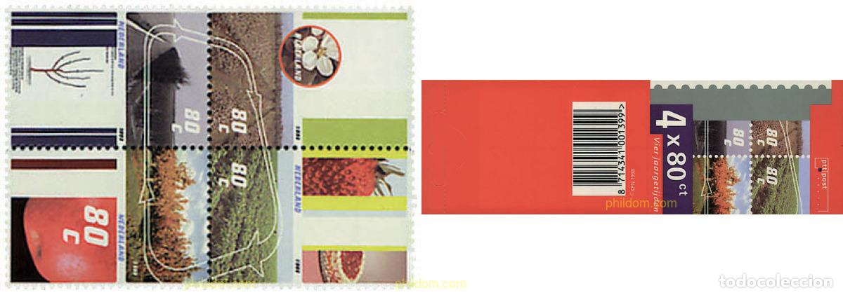 Sellos: 2074 MNH HOLANDA 1998 LAS CUATRO ESTACIONES