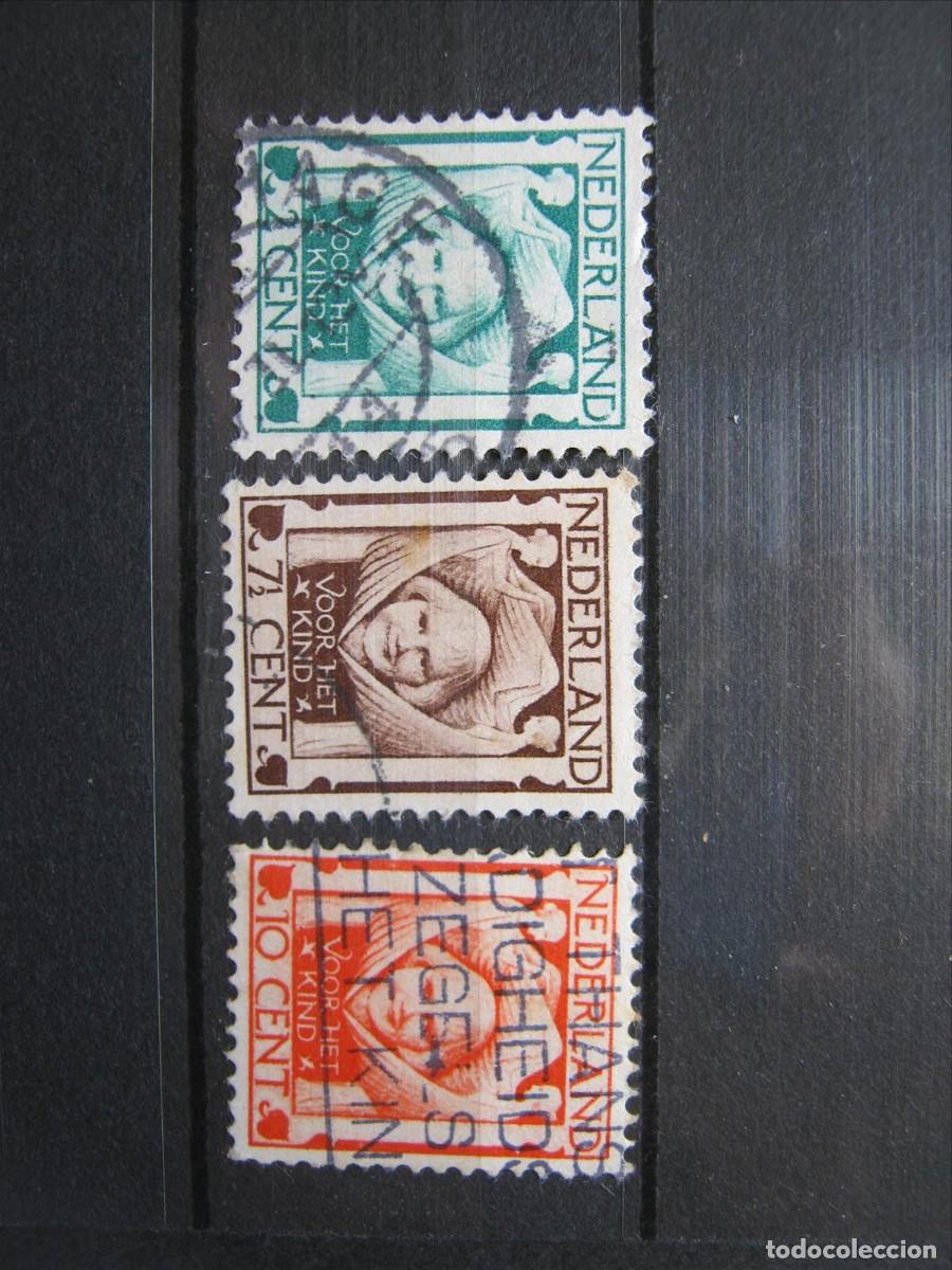 Timbres: HOLANDA PA&Iacute;SES BAJOS 1924 SERIE YVERT 159/161 USADOS PERFECTOS.