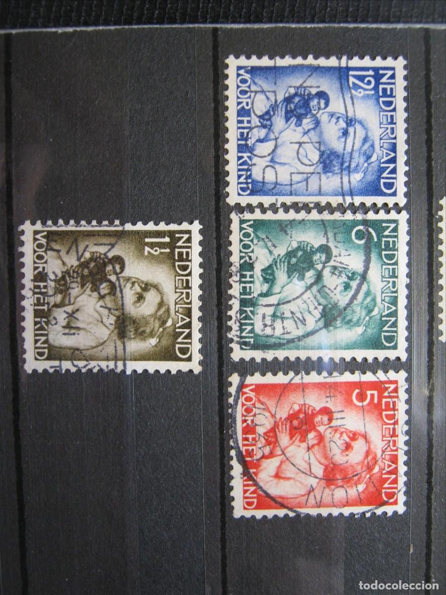 Briefmarken: HOLANDA PA&Iacute;SES BAJOS 1934 SERIE YVERT 268/271 USADOS PERFECTOS.