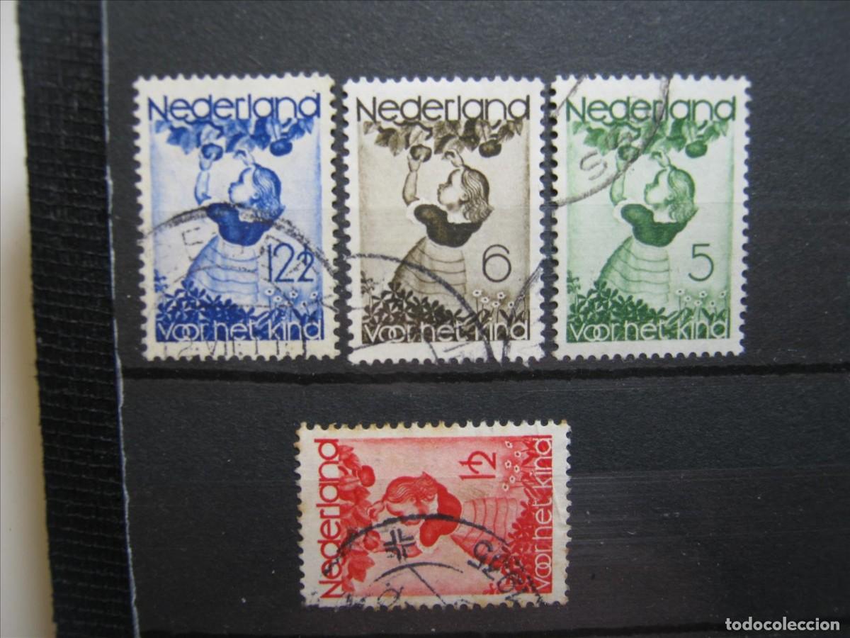 Timbres: HOLANDA PA&Iacute;SES BAJOS 1935 SERIE YVERT 278/281 USADOS PERFECTOS.
