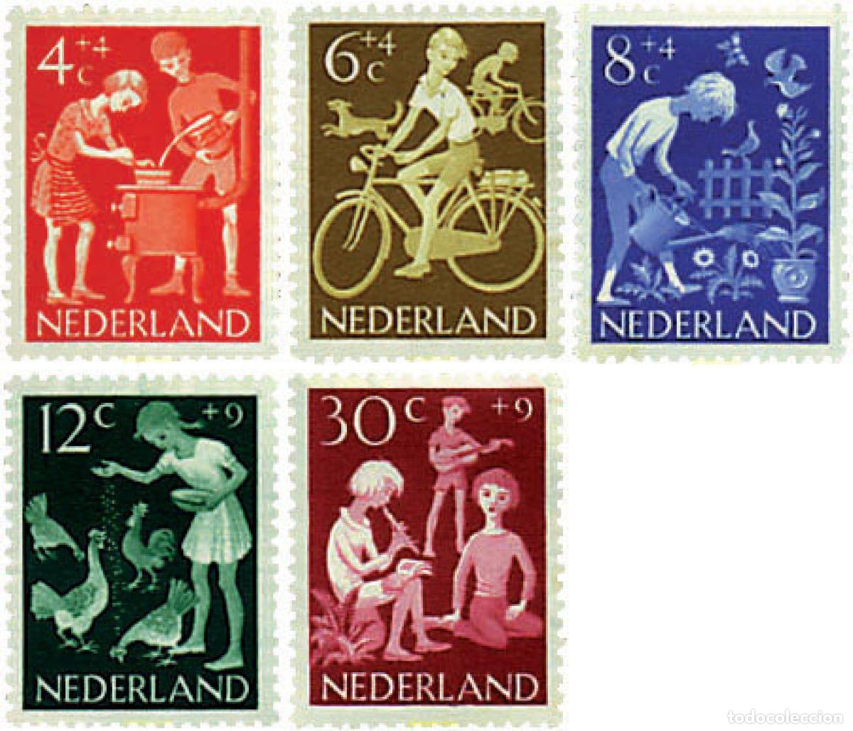 Sellos: 99738 MNH HOLANDA 1962 PRO INFANCIA