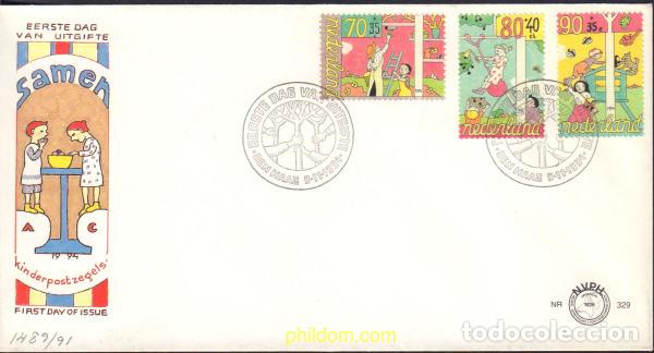 Sellos: 401581 MNH HOLANDA 1994 PRO INFANCIA