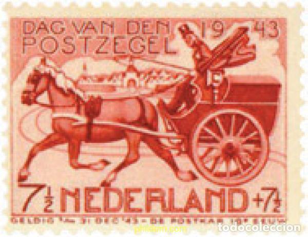 Sellos: 213684 HINGED HOLANDA 1943 DIA DEL SELLO