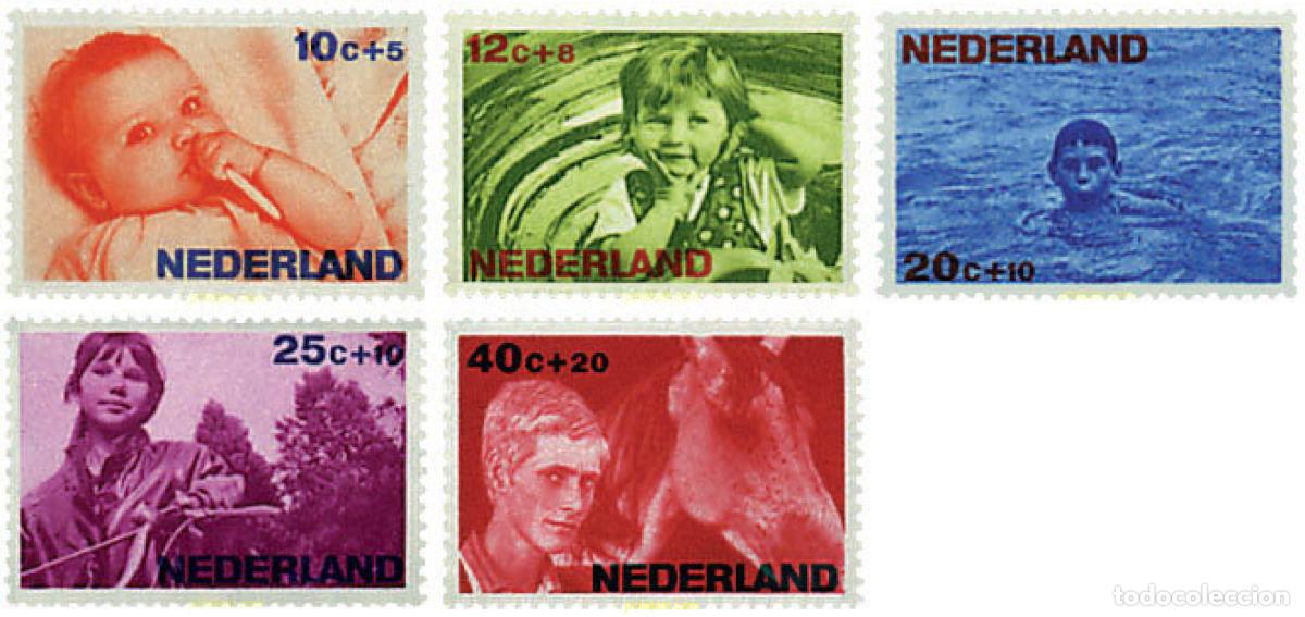 Sellos: 67864 MNH HOLANDA 1966 PRO INFANCIA