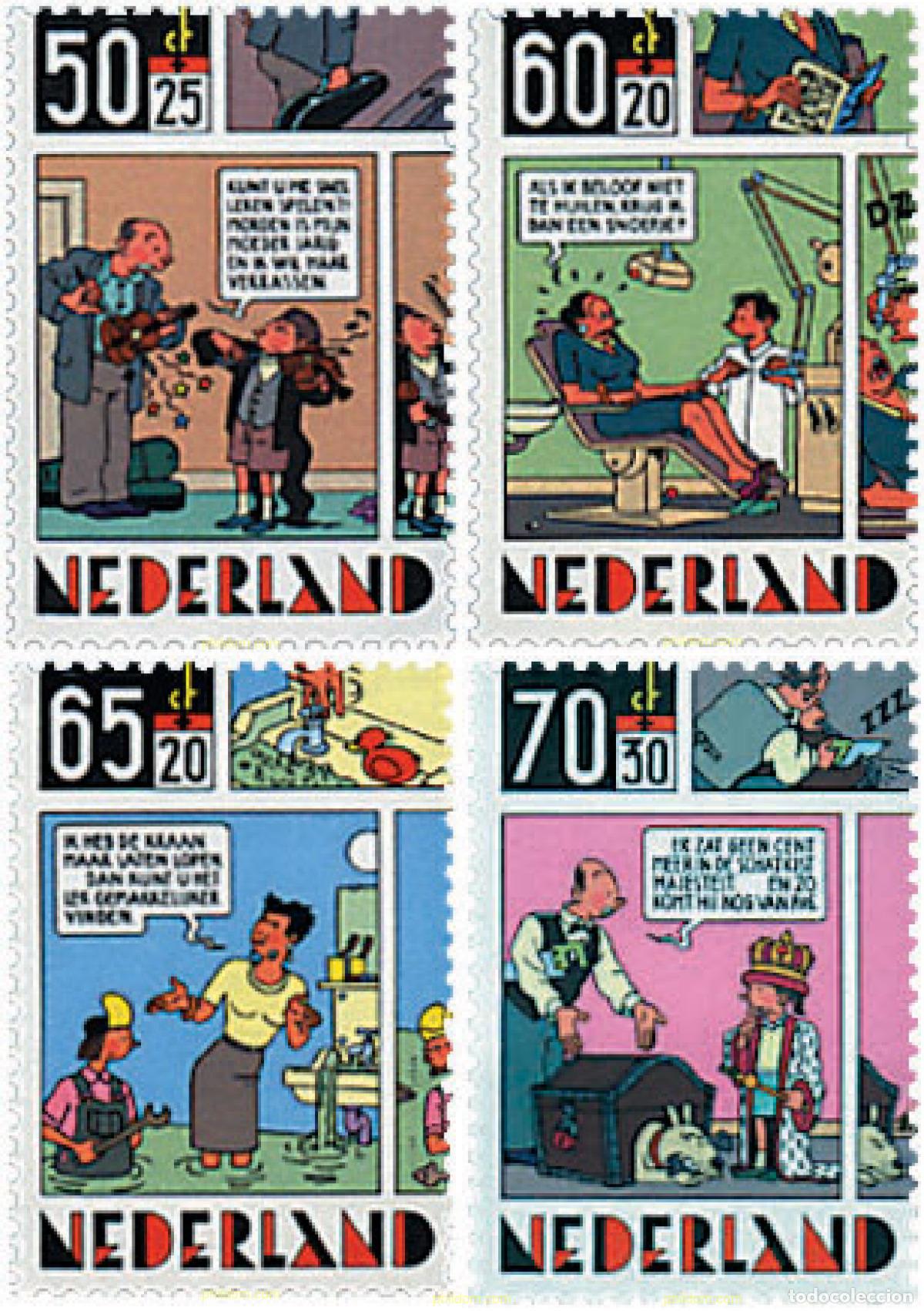 Sellos: 67886 MNH HOLANDA 1984 PRO INFANCIA. EL NI&Ntilde;O Y EL COMIC