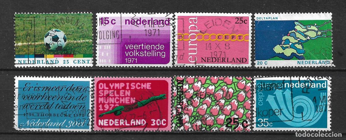 Sellos: holanda lote 8 sellos usados - 30/14