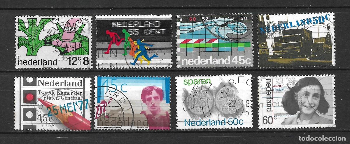 Sellos: holanda lote 8 sellos usados - 30/14