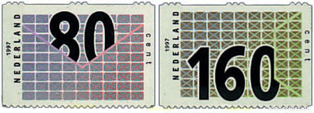 Sellos: 79681 MNH HOLANDA 1997 SELLOS DE USO PARA EMPRESAS