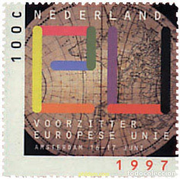 Sellos: 31136 MNH HOLANDA 1997 PRESIDENCIA HOLANDESA DE LA UNION EUROPEA