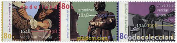 Selos: 6950 MNH HOLANDA 1998 ANIVERSARIOS