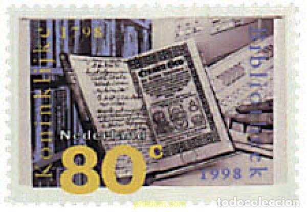 Selos: 663589 MNH HOLANDA 1998 ANIVERSARIOS CULTURALES