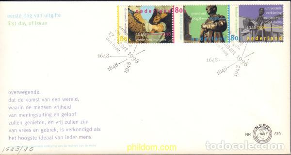 Selos: 408105 MNH HOLANDA 1998 ANIVERSARIOS