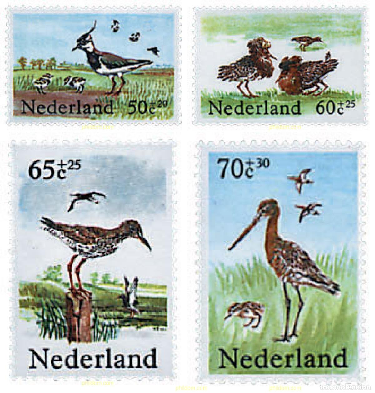 Sellos: 67885 MNH HOLANDA 1984 PAJAROS DE VERANO