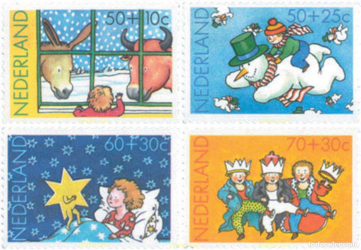 Timbres: 104276 MNH HOLANDA 1983 PRO INFANCIA. EL NI&Ntilde;O Y LA NAVIDAD