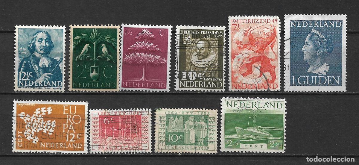 Sellos: holanda lote 10 sellos usados - 16/29